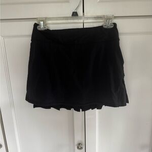 lululemon athletica Classic Black Mini Skirt